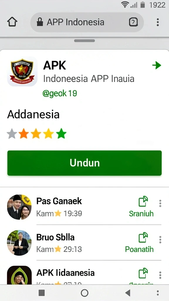ambyargacor - Tampilan interface yang memudahkan navigasi.