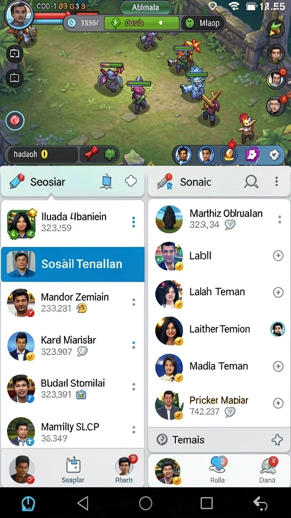 f7f7 - Karakter utama dalam aksi di dunia fantasi.