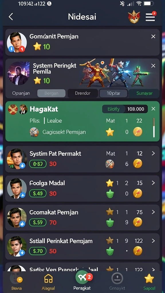 jago368 - Tampilan antarmuka yang ramah pengguna dan menarik.