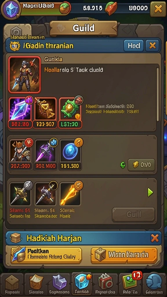 mvp789 - Tampilan antarmuka utama aplikasi MVP789
