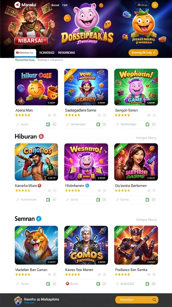 surga55 - Lingkungan permainan yang kaya dan detail.